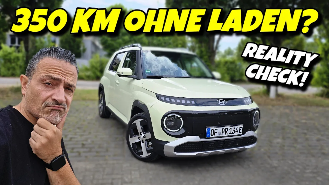 Hyundai Inster Autobahnreichweite & Ladezeit im Test. #ev #automobile