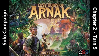 The Lost Ruins of Arnak - Solo Campaign - Chapter 2 Finale - Turn 5