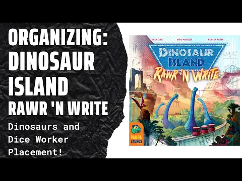Organizing Dinosaur Island Rawr ‘N Write (Fully Sleeved) SideGame LLC