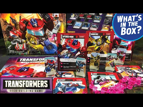 TRANSFORMERS Deck Building Game Unboxing