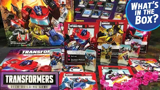 TRANSFORMERS Deck Building Game Unboxing