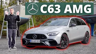 Den har VIRKELIG overrasket mig positivt! Mercedes C63 S AMG TEST