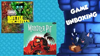 Unboxing Monster Pit and Dark Ventures