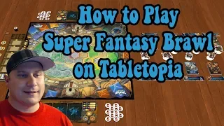 How to Play Super Fantasy Brawl on Tabletopia