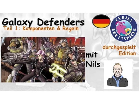 Cyrils Brettspiele - Galaxy Defenders Brettspiel (S42E01) - Komponenten & Regeln