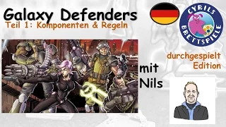 Cyrils Brettspiele - Galaxy Defenders Brettspiel (S42E01) - Komponenten & Regeln