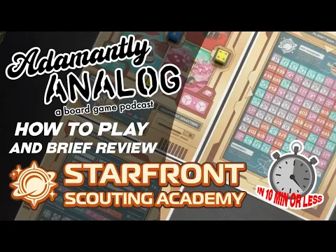 Starfront Scouting Academy (How to Play and Brief Review)