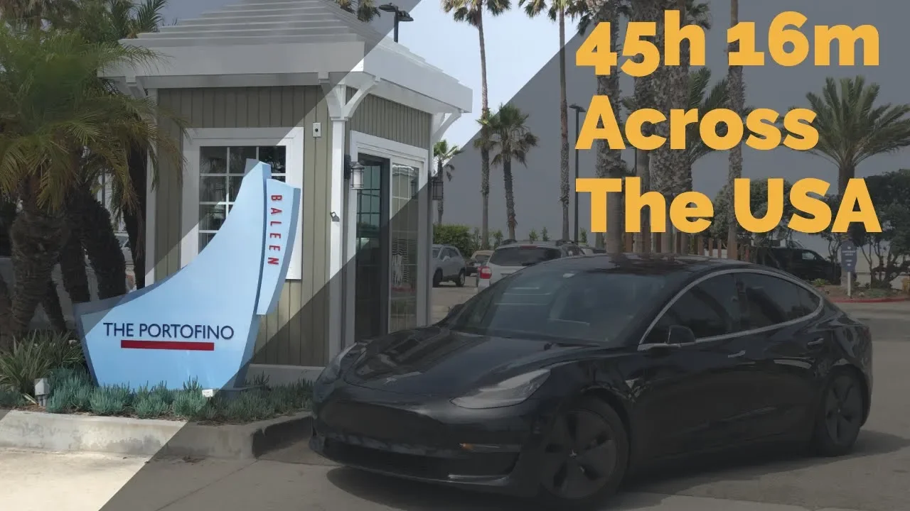 We broke the EV Cannonball Record in 45h 16m | Time-lapse
