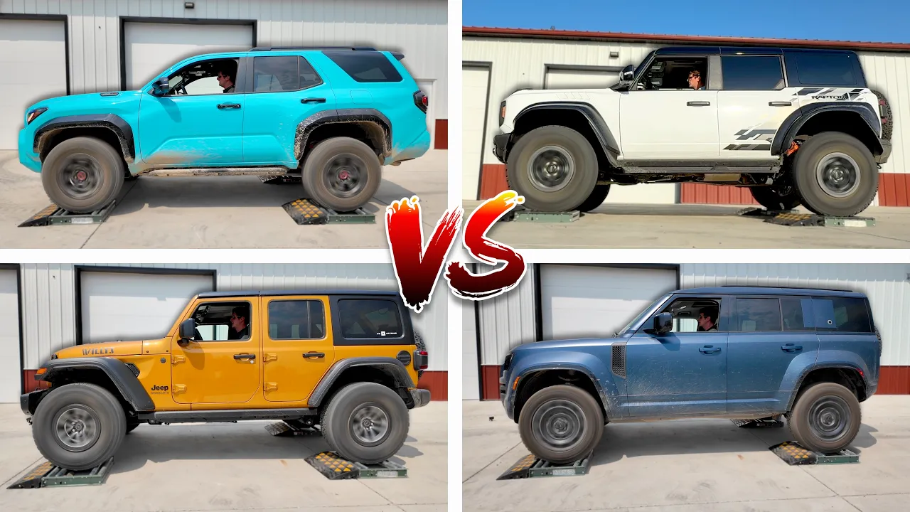 Jeep Wrangler vs Ford Bronco vs Toyota 4Runner vs Land Rover Defender: What's the BEST 4x4 System?