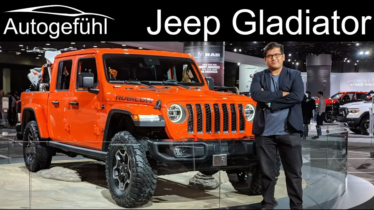 Jeep Wrangler JL Rubicon vs Jeep Gladiator Pickup comparison - Autogefühl