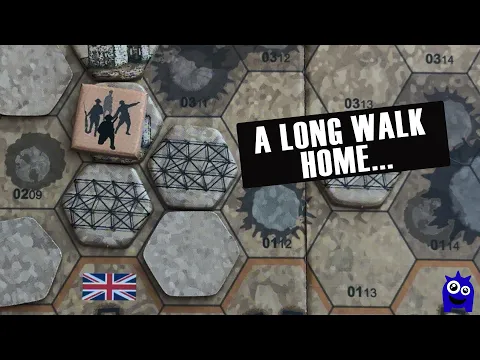 Trench Raid Mission Gameplay Episode 2 | World War 1 Solo Tactical Wargame | Compass Games