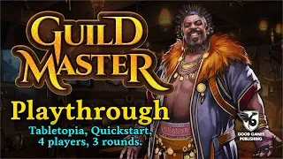 Guild Master - Quickstart 4 player 3 round play through
