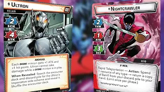 Marvel Champions Nigthcrawler vs Expert Ultron Live Replay
