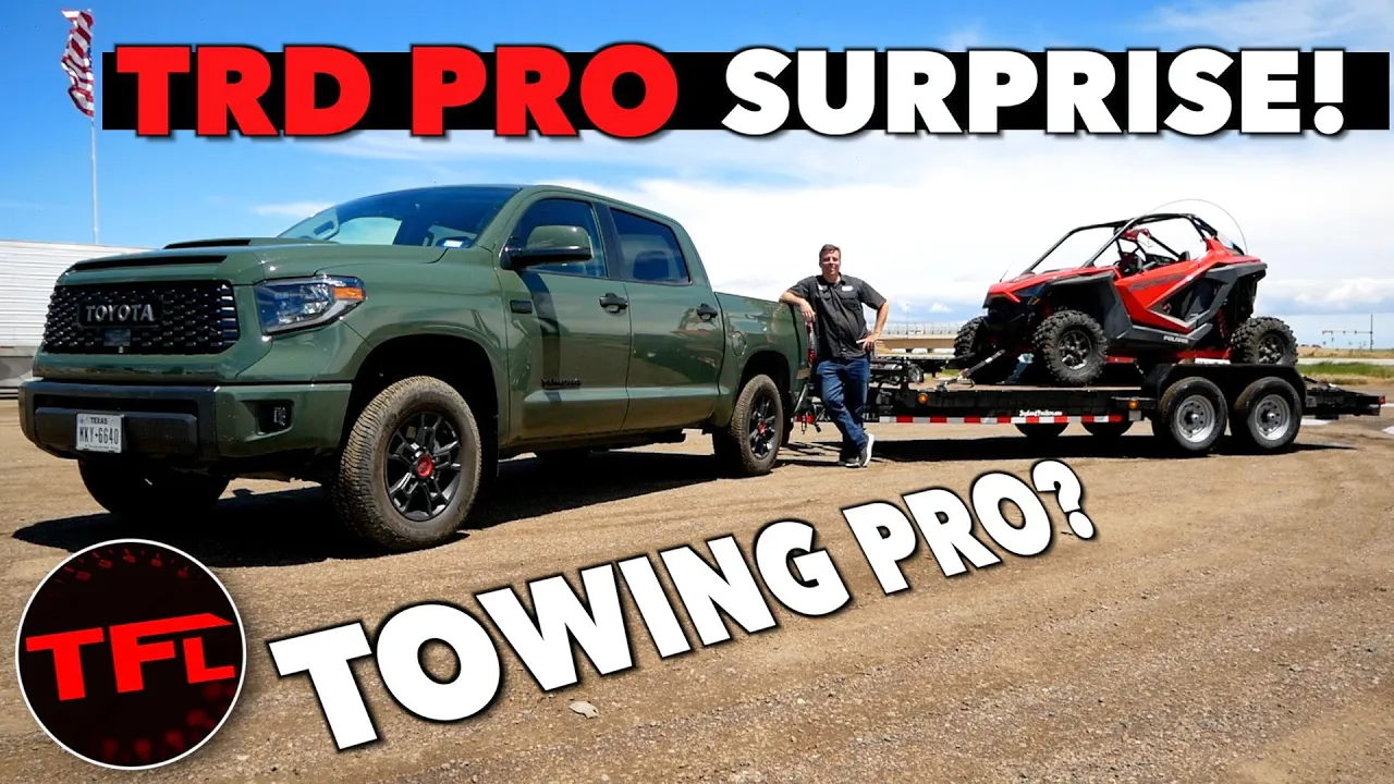 Is the Toyota Tundra TRD Pro Good at Towing? To Find Out I Tow a RZR On a City & Highway MPG Loop!