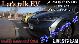 (live) Let's talk EV - Id.4 vs Enyaq
