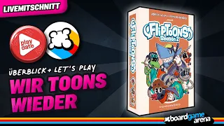 FLIPTOONS SEASON 2 - Brettspiel - Regeln & Let's Play - Board Game Arena