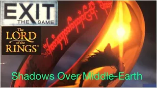 Exit The Game: The Lord Of The Rings Shadows Over Middle Earth