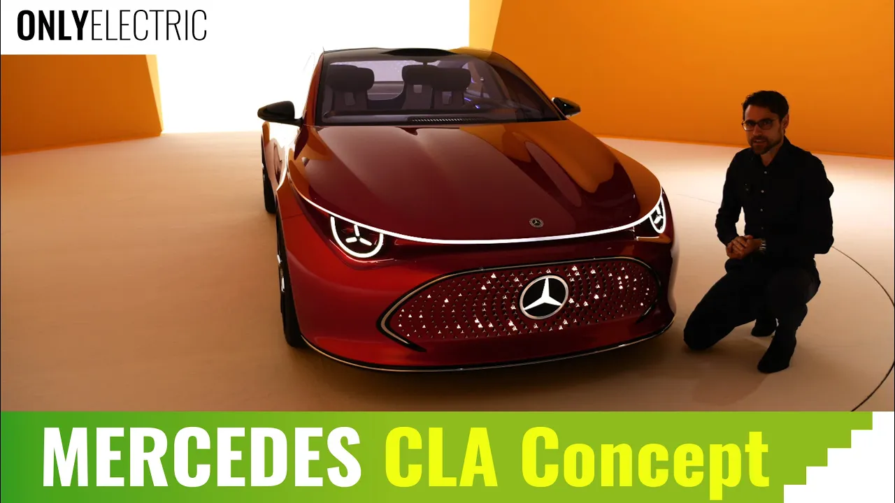 Mercedes CLA EV - A Concept That Demonstrates the near Future of Mercedes!
