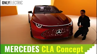 Mercedes CLA EV - A Concept That Demonstrates the near Future of Mercedes!
