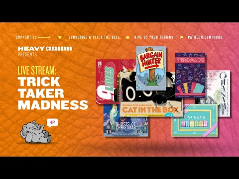 Trick Taker Madness - 4p Teachings, Play-throughs, & Roundtables by Heavy Cardboard