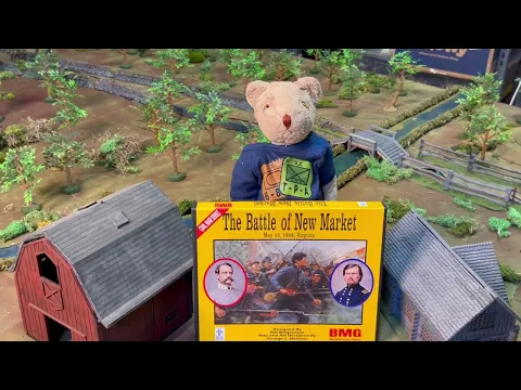 Battle of New Market board game by BMG games and printed by Blue Panther printing