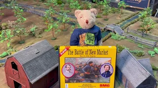 Battle of New Market board game by BMG games and printed by Blue Panther printing