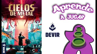 Cielos de Metal (Under Falling Skies) - Cómo se juega - Tutorial - Juego de Mesa