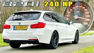 BMW 320i F31 | Stock vs Powerbox 100-200 & TOP SPEED POV