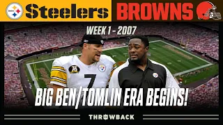 The Big Ben/Tomlin Era Begins! (Steelers vs. Browns 2007, Week 1)