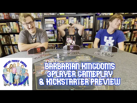 Barbarian Kingdoms - 3player Gameplay and Kickstarter Preview
