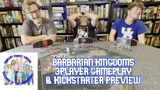 Barbarian Kingdoms - 3player Gameplay and Kickstarter Preview