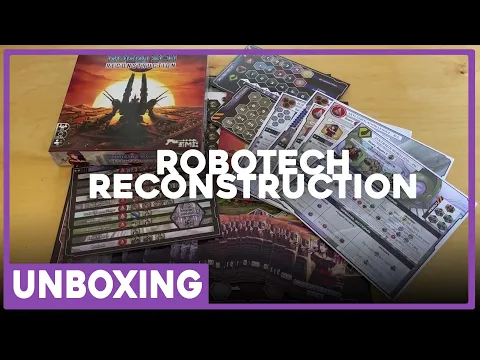 Unboxing | Robotech Reconstruction | Strange Machine Games | The Players' Aid