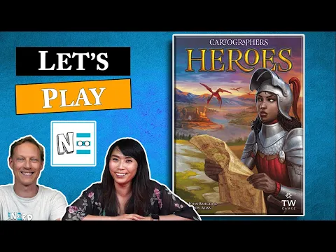 CARTOGRAPHERS: HEROES Live Board Game Playthrough #92
