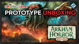 Arkham Horror: Remastered | Prototype Unboxing