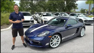Can the 2025 Porsche 718 Cayman Style Edition compete with a C8 Corvette Stingray?