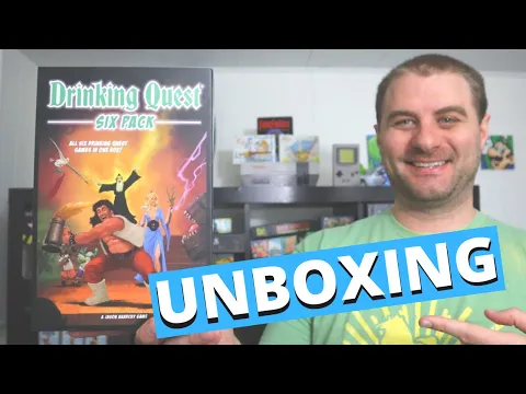 Drinking Quest Six Pack Board Game Unboxing