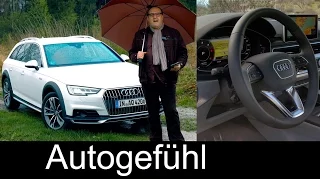 Audi A4 Allroad REVIEW test driven new neu crossover Avant estate Kombi - Autogefühl