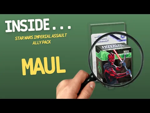 Star Wars Imperial Assault Maul Villain Pack | Inside #719