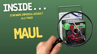 Star Wars Imperial Assault Maul Villain Pack | Inside #719