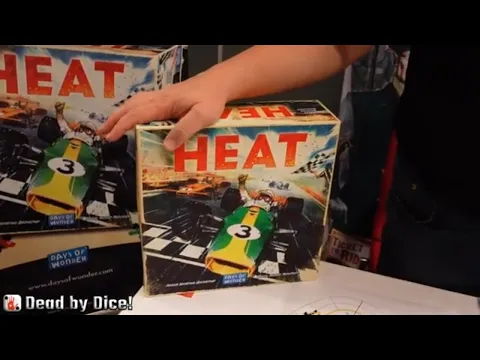 UNIQUE SNEAK PEEK "Heat: Pedal to the metal" - Brand new car racing board game from Days of Wonder