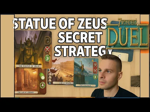 7 Wonders Duel Elite League | Statue of Zeus Strategy