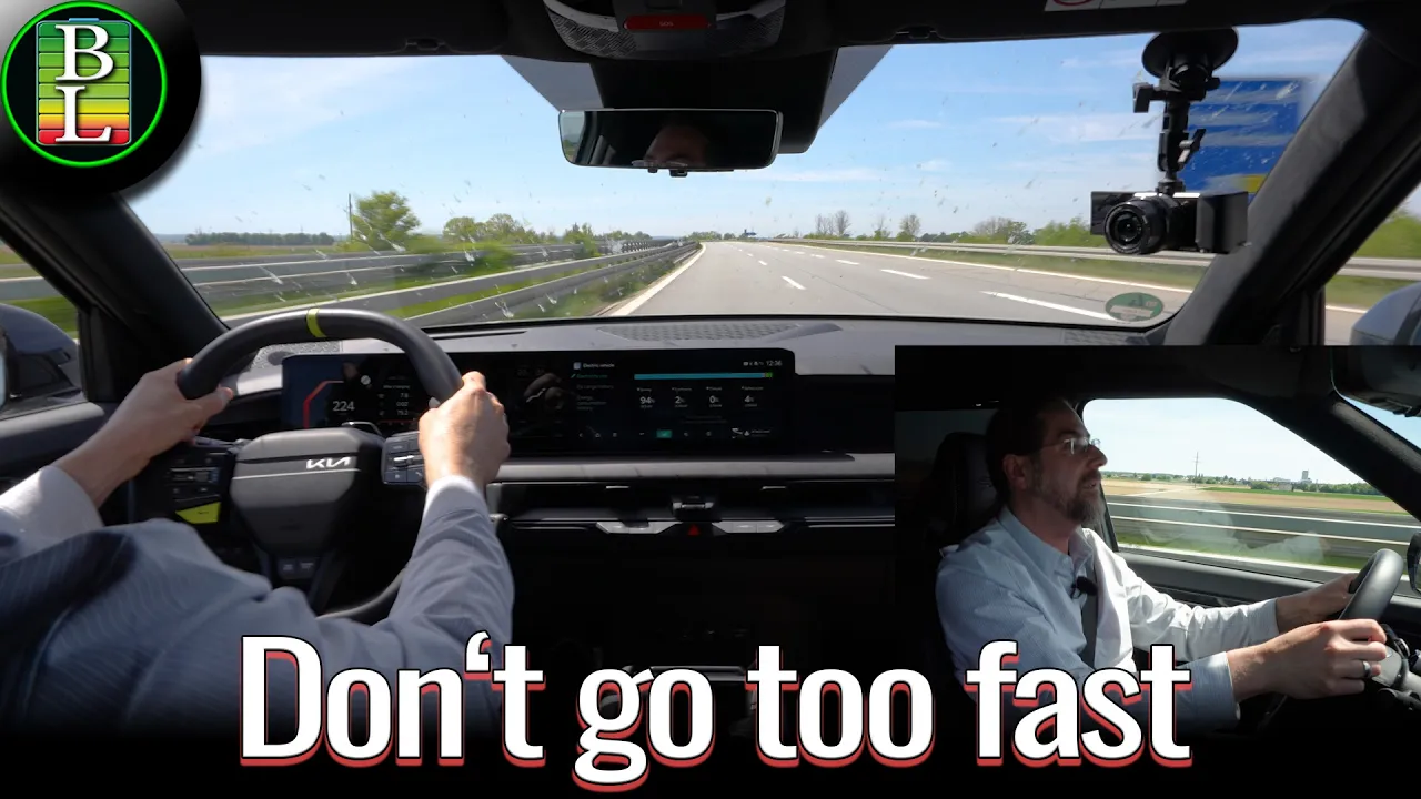 Kia EV9 GT Autobahn Test 220 km/h (137 mph) – Top Speed, Consumption & High-Speed Stability