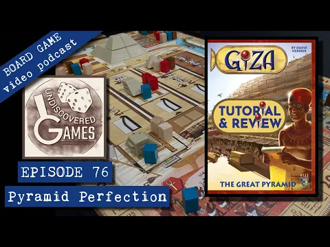 How To Play GIZA THE GREAT PYRAMID Board Game Review & Full Tutorial E76 Worker Placement Hidden Gem