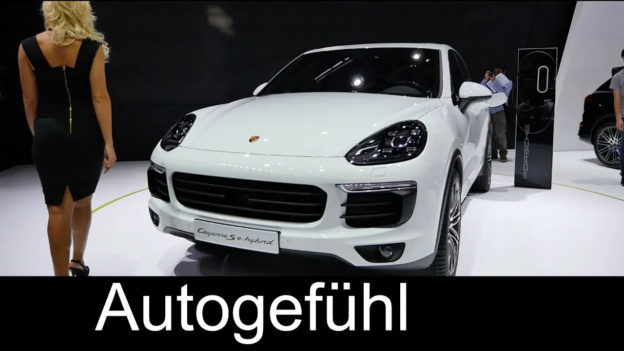 2015 Porsche Cayenne S E-Hybrid2 world premiere Cayenne Facelift with Plugin-Hybrid tour