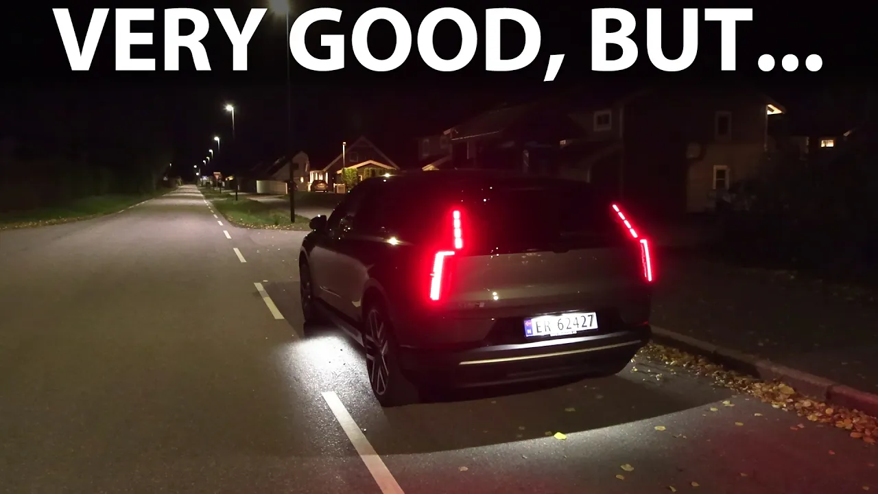 Volvo EX60 Twin Ultra P10 HD Pixel headlights test