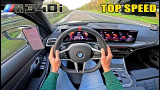 BMW M340i LCI II // 0-100 100-200 & TOP SPEED POV on AUTOBAHN