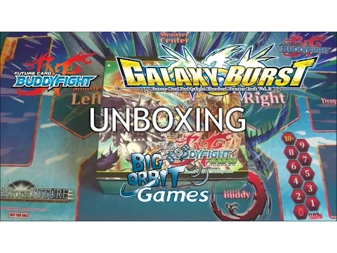 Future Card Buddyfight H-BT02 Galaxy Burst Unboxing