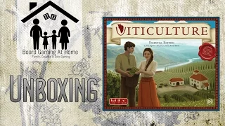 BoardGamingAtHome Unboxes Viticulture Essential Edition