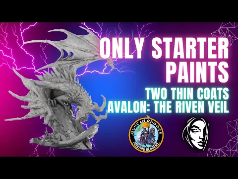 Can three noobs paint this awesome dragon using only the Two Thin Coats starter set?