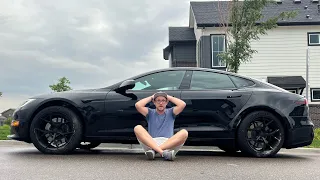 I Crashed Kyle's Tesla Model S Plaid